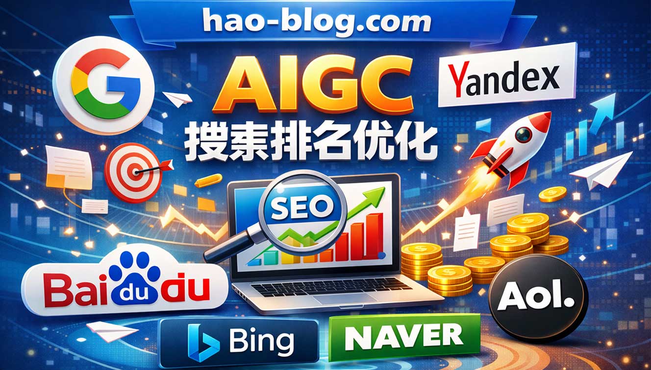 Google SEO - Yandex SEO - 百度SEO - Bing SEO - Naver SEO - AOL SEO - AIGC搜索引擎优化排名
